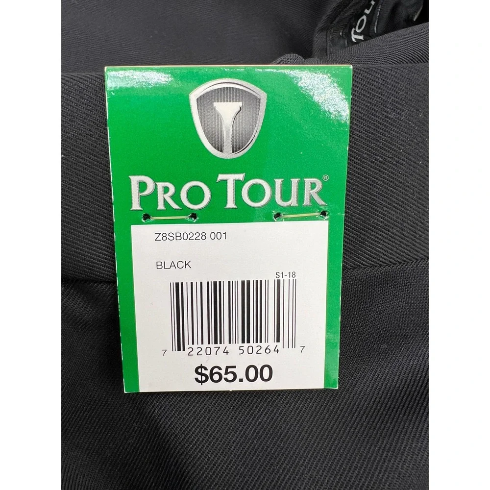 Pro Tour Performance Golf Ultimate Golf Pant Black 40x30 Z8SB0228 001 Bamboo New